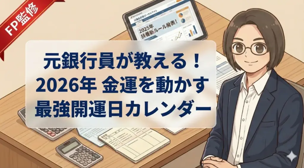 【FP監修】元銀行員が教える！2026年金運を動かす最強開運日カレンダー